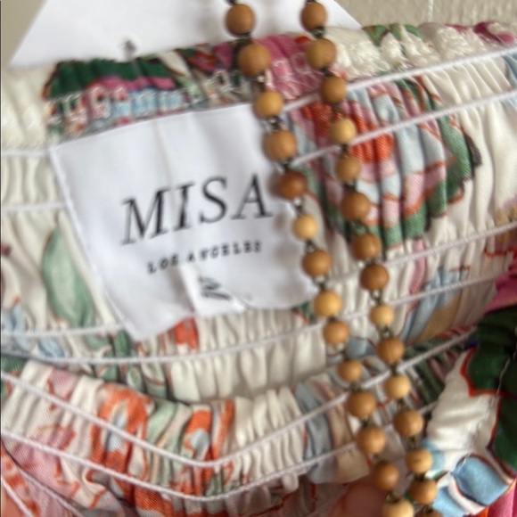 🍁🌷Misa Los Angeles Pink Strapless Sundress Resort Wear - Picture 4 of 5